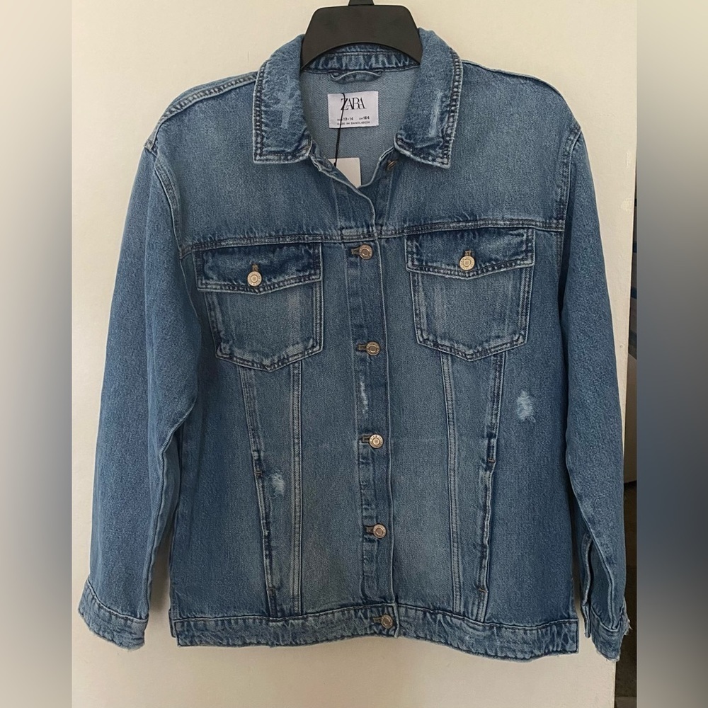 NWT Zara denim jacket size s/m